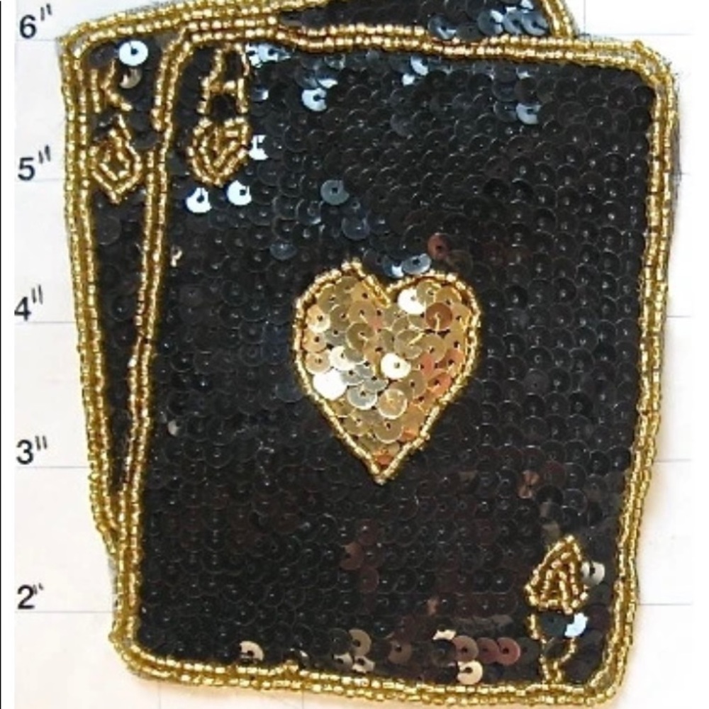 Lad Vegas  Box Patch SEQUIN APPLIQUES